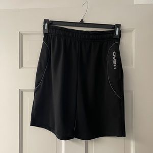 Mens black Head athletic shorts